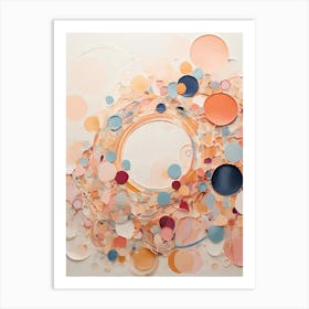 Abstract Circles 19 Art Print