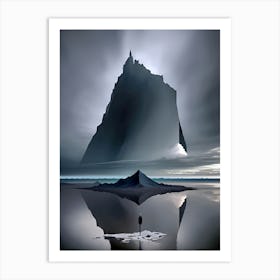 Reflection Of A Mountain Art Print