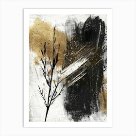 Black And Gold Canvas Print 32 Art Print