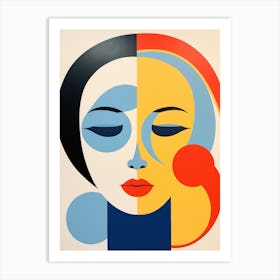 Face Of A Woman 8 Art Print