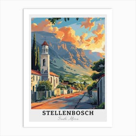 Stellenbosch Travel 2 Art Print