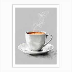 Coffee In A Cup expresso Art Print