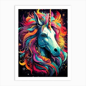 Unicorn Painting 1 Art Print