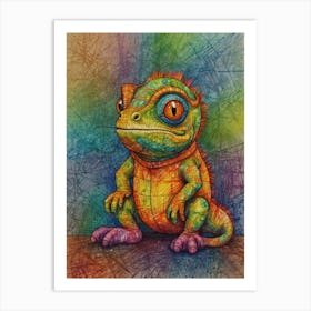 Lizard 13 Art Print