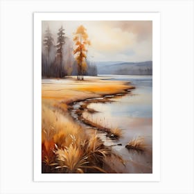 Autumn Landscape . 3 Art Print