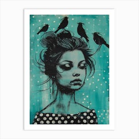 Crows 8 Art Print