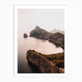 Coast Mallorca Viewpoint - Formentor by sunrise - travel photography Art Print