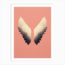Wings Digital Minimalist3 Art Print