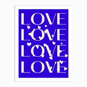 Love Love Love 3 Art Print