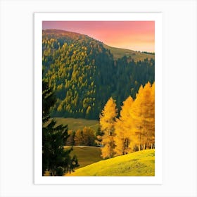 Autumn In The Mountains 8 Art Print