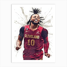 Darius Garland Cleveland Cavaliers Art Print