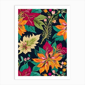 Floral Pattern 3 Art Print