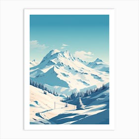 Grandvalira   Andorra, Ski Resort Illustration 1 Simple Style Art Print