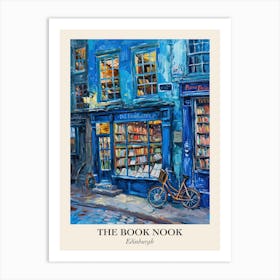 Edinburgh Book Nook Bookshop 3 Poster Art Print
