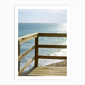 Wooden Walkway To The Beach Art Print