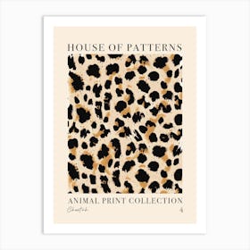 House Of Patterns Cheetah Animal Print Pattern 4 Art Print