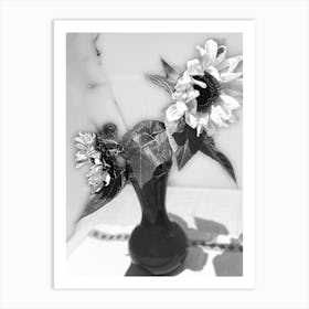 Sunflowers In A Vase 1 Art Print