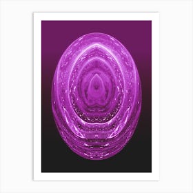  Spiritual Digital Crystal Lilac Art Print