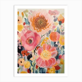 Blooming Flowers 1 Art Print