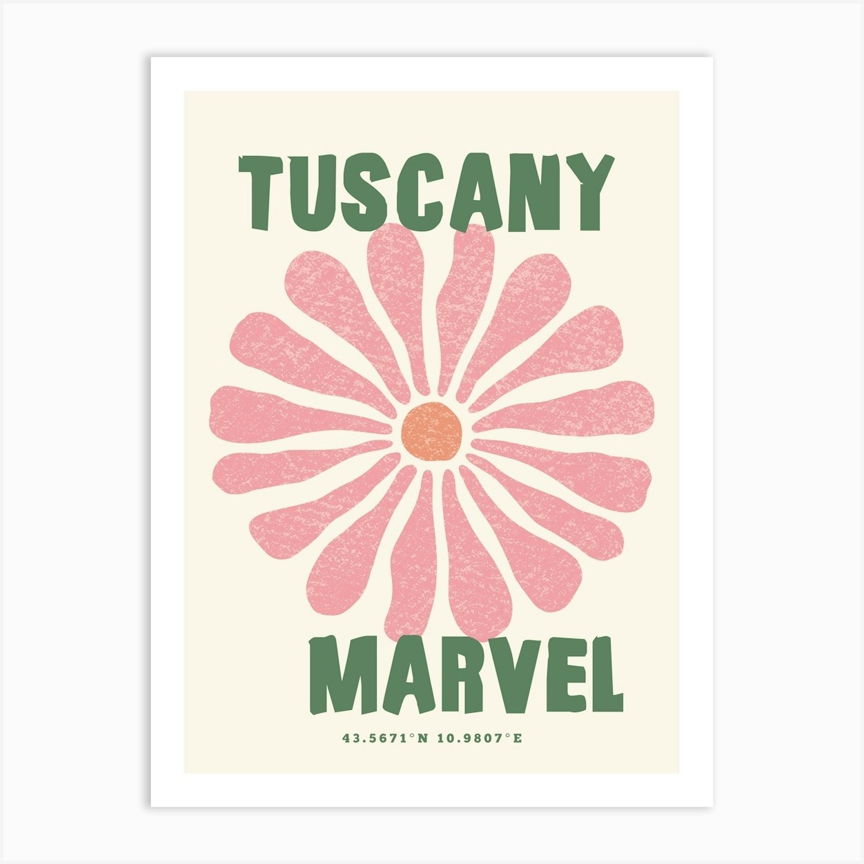 Tuscany Marvel Art Print by MRHWALLPRINTS