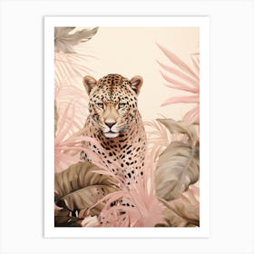 Leopard In The Jungle 13 Art Print