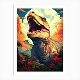 Dinosaur T - Rex Art Print