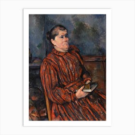 Portrait Of A Woman, Paul Cézanne Art Print
