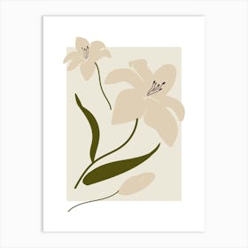 White Lily Art Print