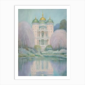 Palace By The Lake Art Print