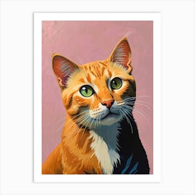 Orange Tabby Cat 1 Art Print