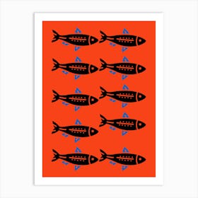 Sardines.uk Art Print