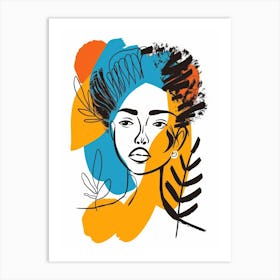 African Woman 201 Art Print