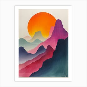 'Sunrise' 78 Art Print