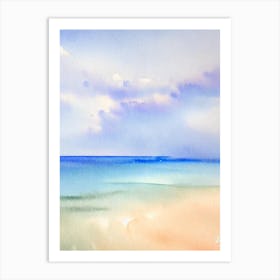 Porto Katsiki 3, Lefkada, Greece Watercolour Art Print