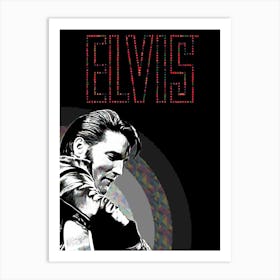 Elvis Presley 8 Art Print