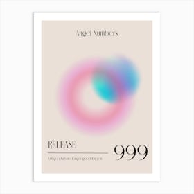 Angel Numbers 999 Art Print