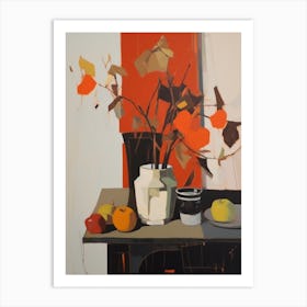 Autumn Kitchen Still Life Painting 3 Art Print