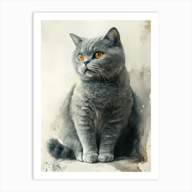 British Shorthair Cat Poster