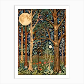 William Morris Fairy Forest Art Print