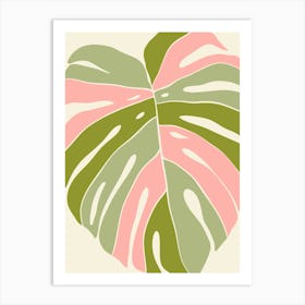 Monstera Leaf 4 Art Print