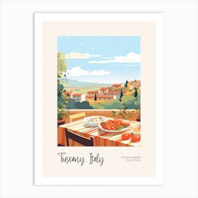 Tuscany, Italy Summer Food 2 Italian Summer Collection Art Print