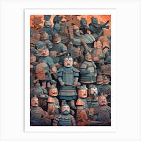 The Terracotta Army Xian China Art Print