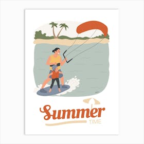 SUMMER TIME Art Print