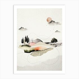 Minimalist Landscape Art Print