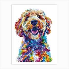 Rainbow Dog Art Print