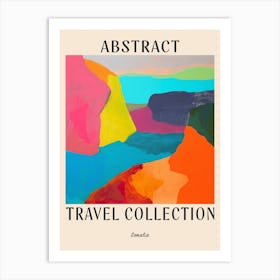 Abstract Travel Collection Poster Somalia 2 Art Print