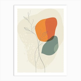 Abstract Flower 14 Art Print