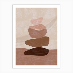 Stacked Stones 1 Art Print