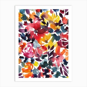 Dream Of Spring Abstract Floral 3 Art Print