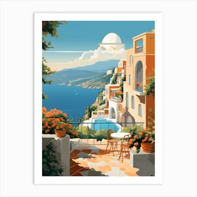 Santorini 4 Art Print